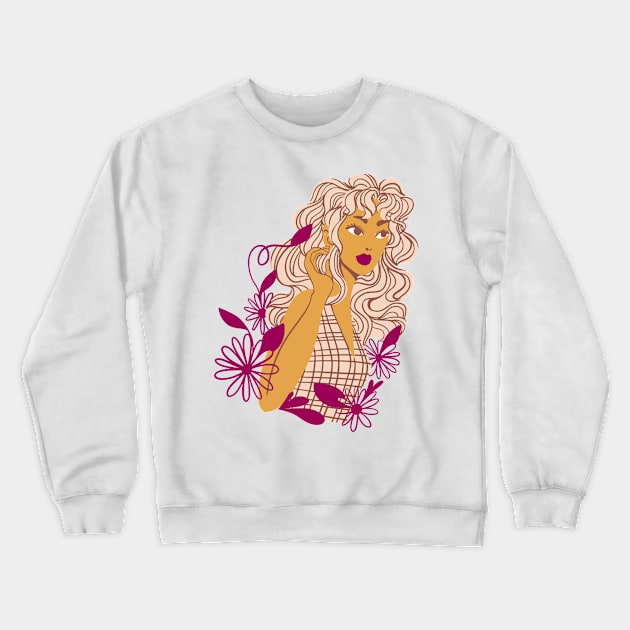 Flower Girl 3 Spring Crewneck Sweatshirt by ToughCookie98